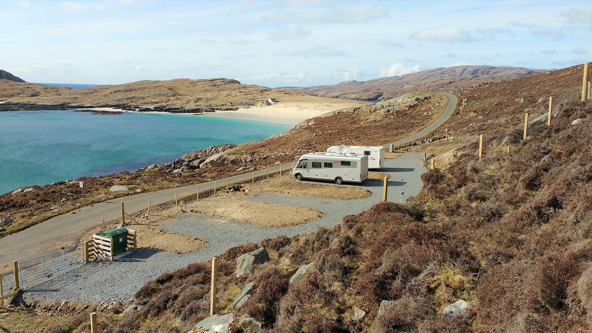 Huisinis Campervan Site Isle Of Harris Outer Hebrides