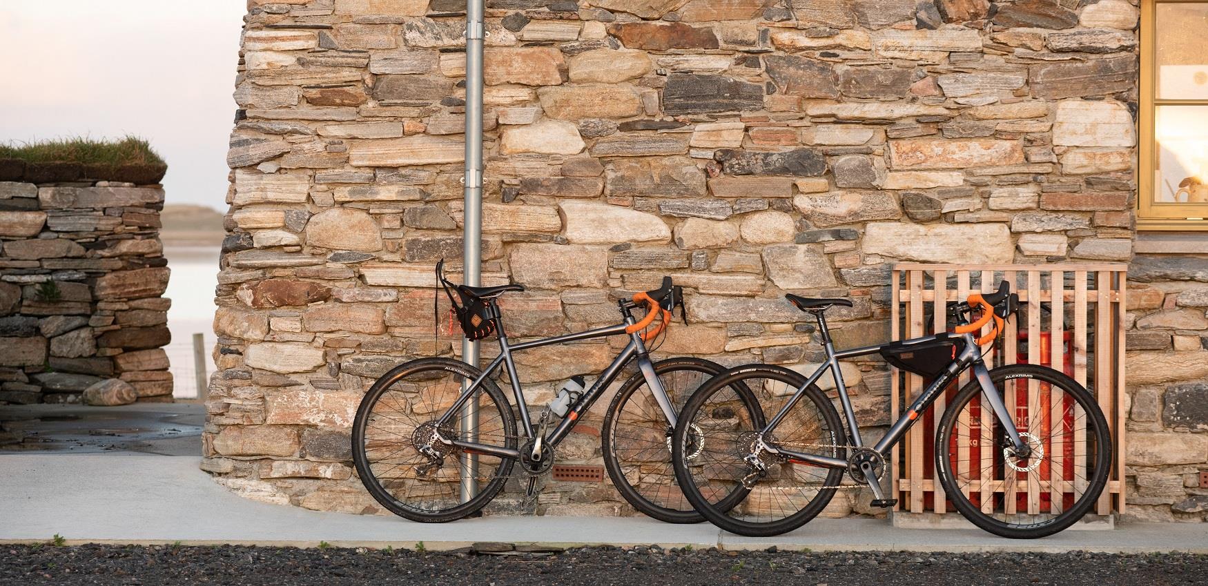 Bikes at Johns Bunkhouse, Berneray