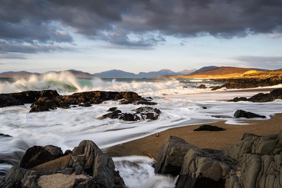 Warner-Tate Photography stormy beach