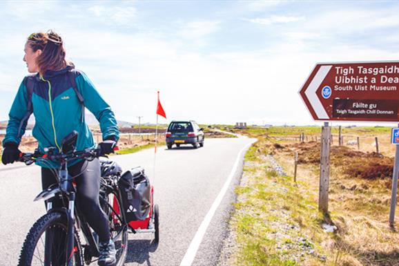 Hebridean Way Cycling Route Section B: Daliburgh (South Uist) to Clachan (North Uist)