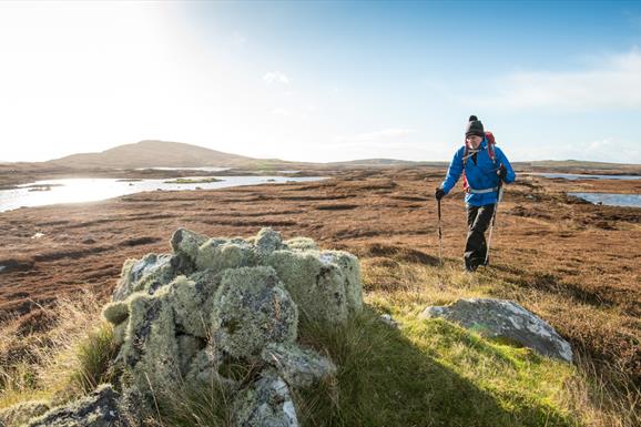 Benbecula: walker at Reuval