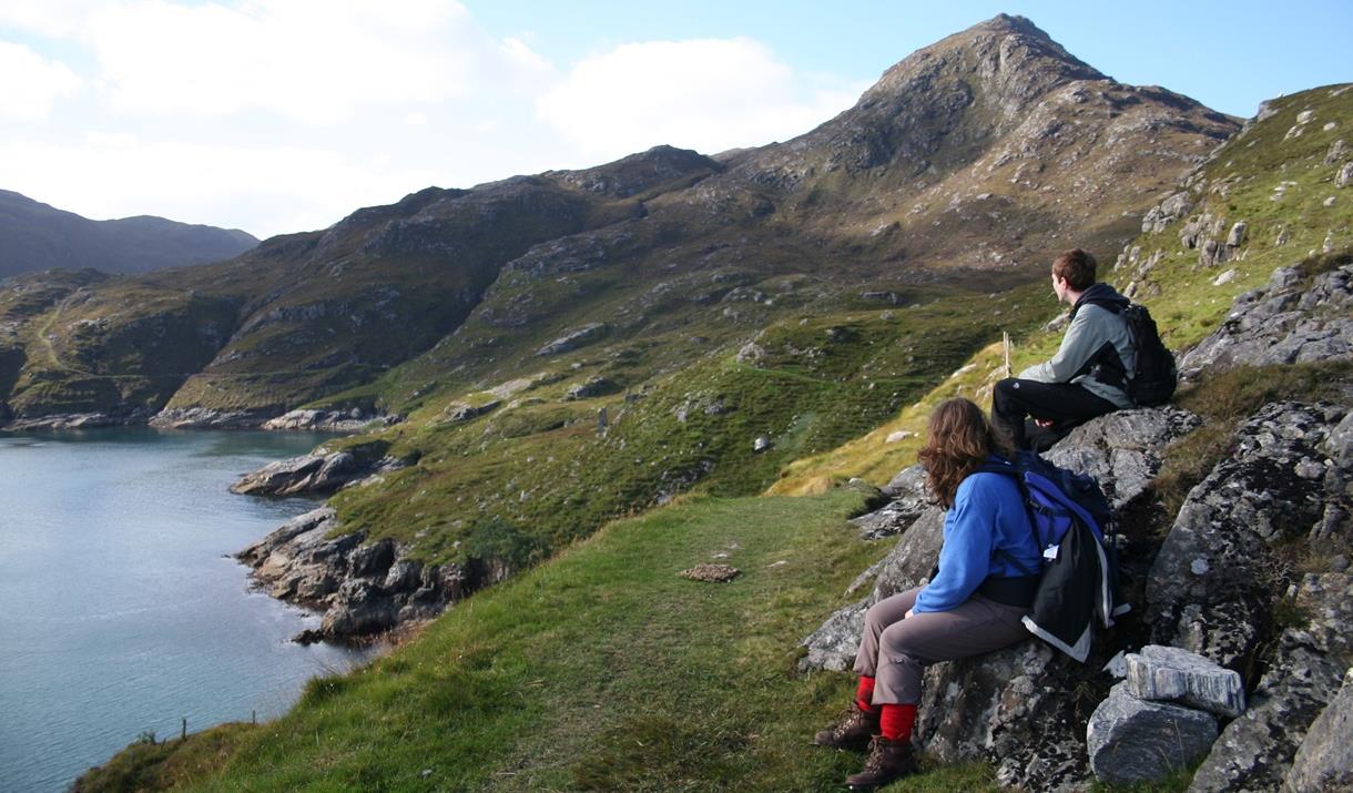 Rhenigidale and Maraig from Urgha