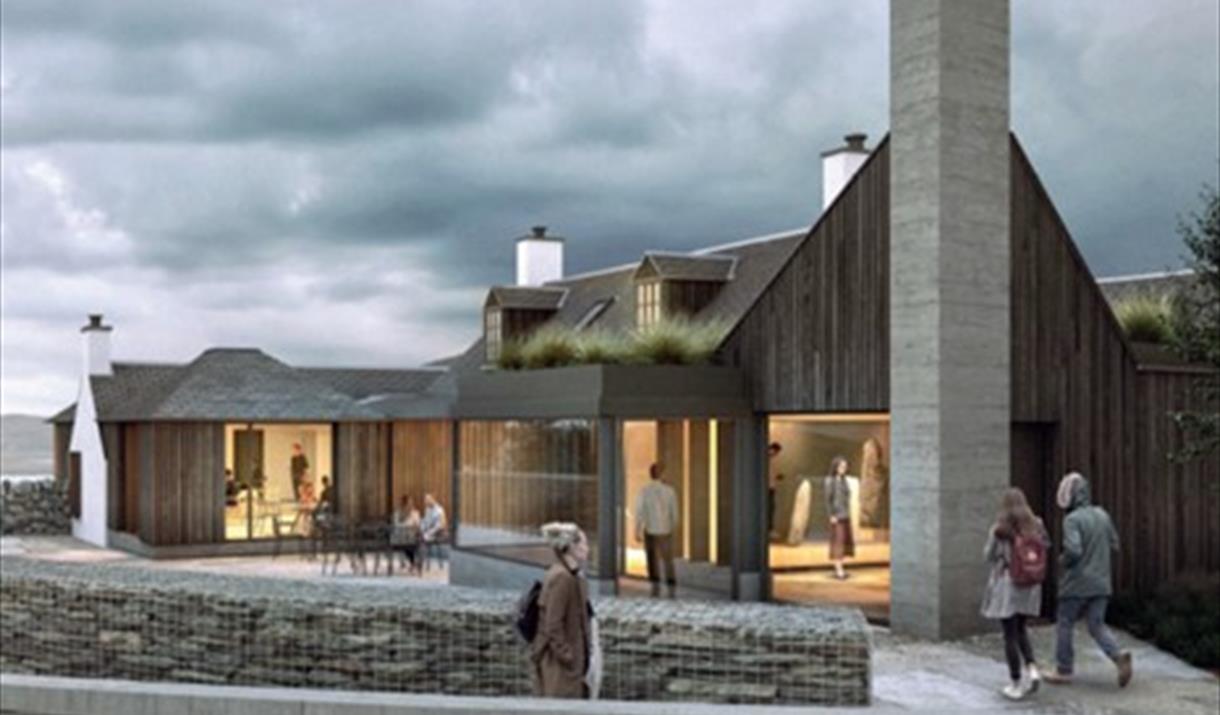 Artists image of the proposed redeveloped visitor centre