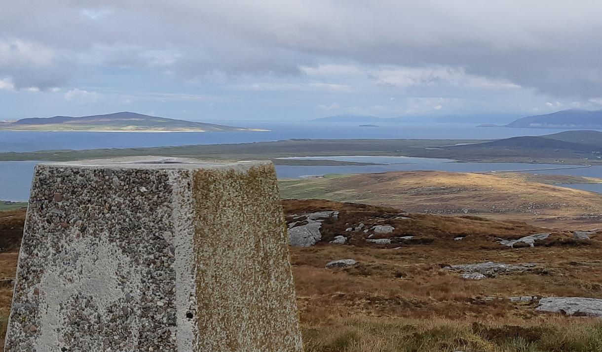 North Uist: Beinn Mhor - looking over to Berneray