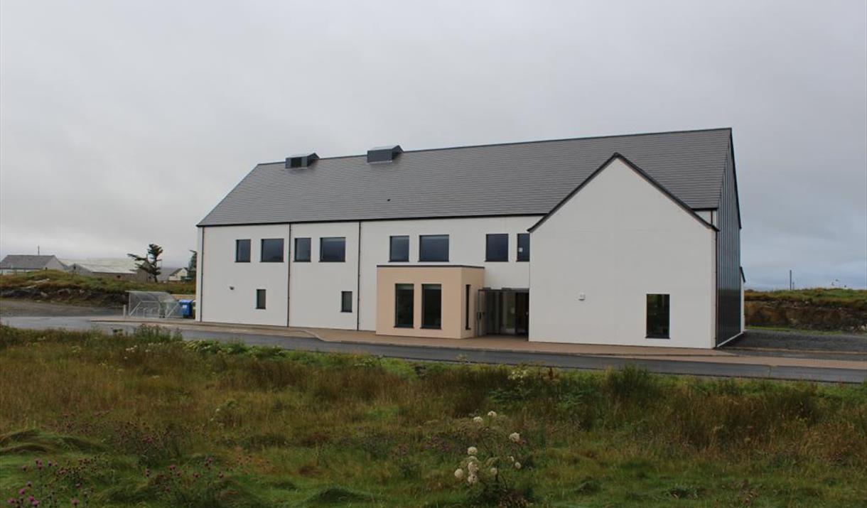 Original Cnoc Soilleir building before Phase 2 construction started in October 2024