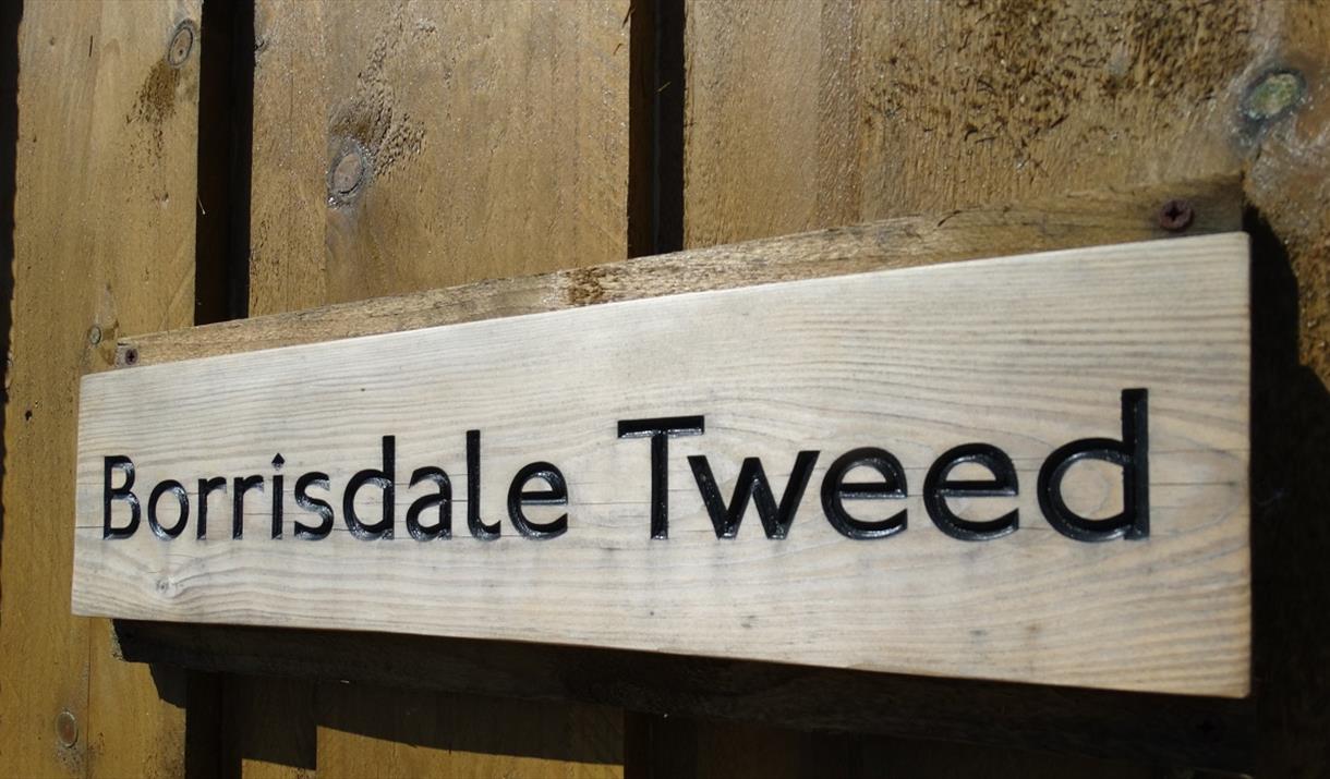 Borrisdale Tweed sign