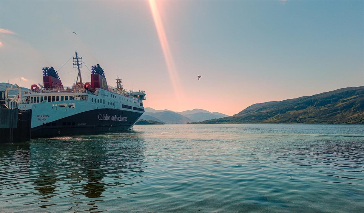 Ticket To Ride ferry in harbour