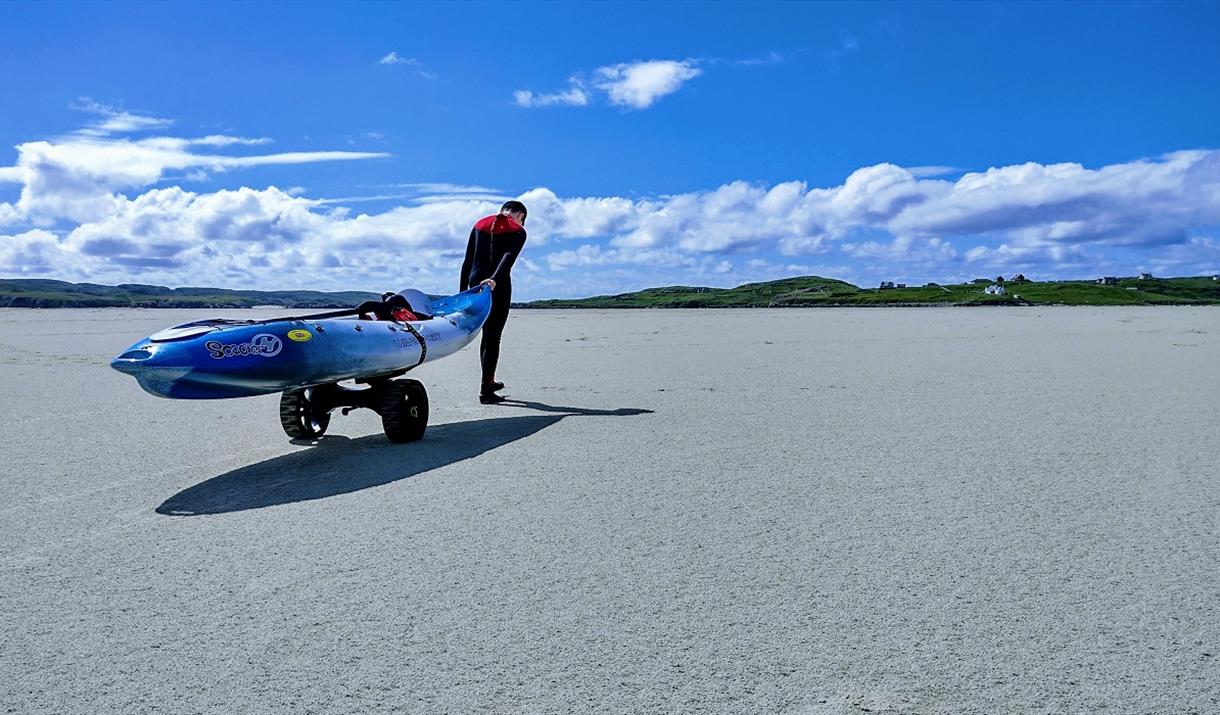 Grey Goose Kayaks on the beach