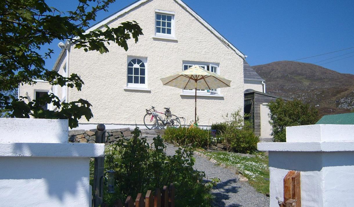 Exterior of Sorrel Cottage, Leverburgh, Isle of Harris
