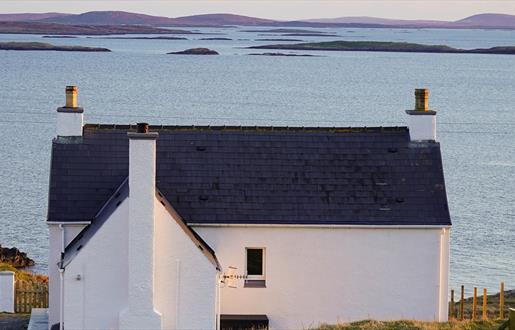 View from the rear of Croft Eight to the Sound of Harris