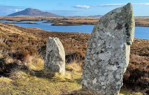 Pobull Fhinn Stone Circle, Langass, North Uist