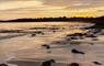 Lewis Longhouse beach at sunset