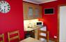 Lily Pond Cottage kitchen with tv & microwave