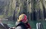 Immerse Hebrides Boat Tours approaching cliffs