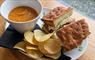 Benbecula Distillery Cafe soup & sandwich