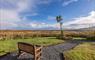 Orasay Inn, South Uist - garden bench