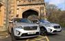 Heb360 Tours 2 cars at Lews Castle entrance