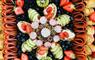 Onboard Hebrides cold meat & fruit platter
