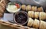 Onboard Hebrides basket of scones & jam,