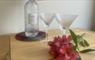 The Mission House at Mulag House Harris Gin bottle & 2 glasses