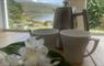 The Mission House at Mulag House coffee pot & 2 mugs