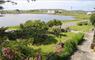 Lingay House garden with loch view