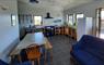 John's Bunkhouse dining & kitchen