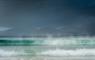 Quiet landscapes waves in winter