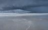 Quiet landscapes wintery beach