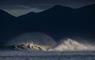 Quiet landscapes rolling waves