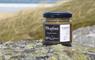 Mustard jar in Hebridean landscape