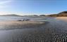 Seilebost beach tide leaving
