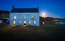 Rodel House at night