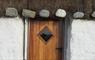 The front door of Glaic Cottage.
