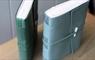 Sollas Bookbinding green & blue book