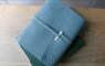 Sollas Bookbinding blue bound book