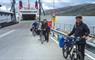 Ticket To Ride cyclists coming off ferry