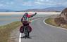 Ticket To Ride cyclist on the road and beach