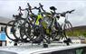 Ticket To Ride bikes on van roof