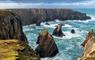 Majestic cliffs of Uig, with stunning sea stacks on the Isle of Lewis in the Outer Hebrides.