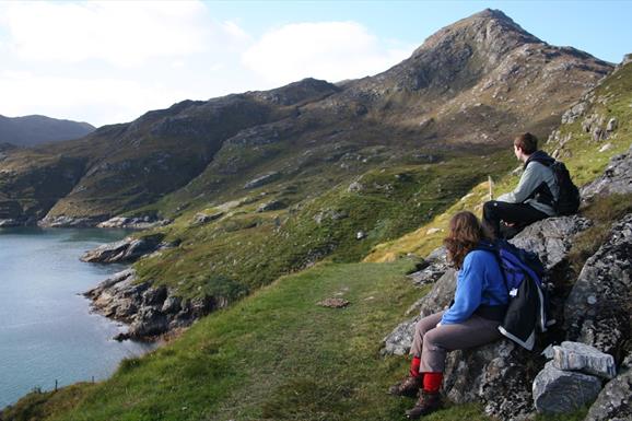 Rhenigidale and Maraig from Urgha