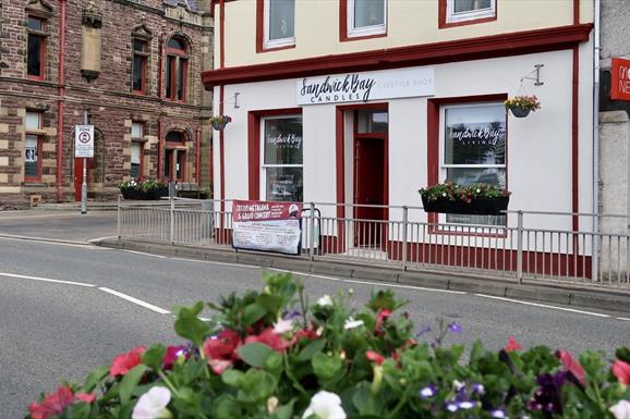 Sandwick Bay Candles shop front