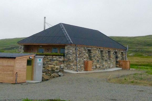 John's Bunkhouse stone building