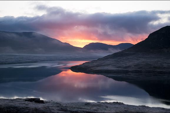 Sunrise at Loch Seaforth