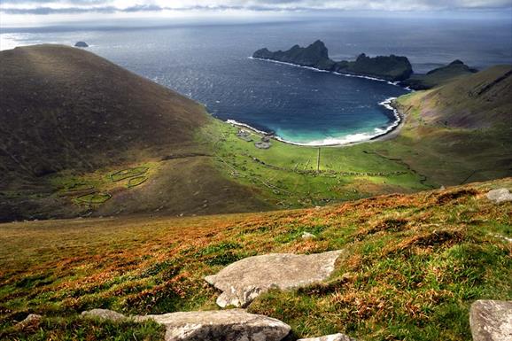 St Kilda - looking down to Village Bay