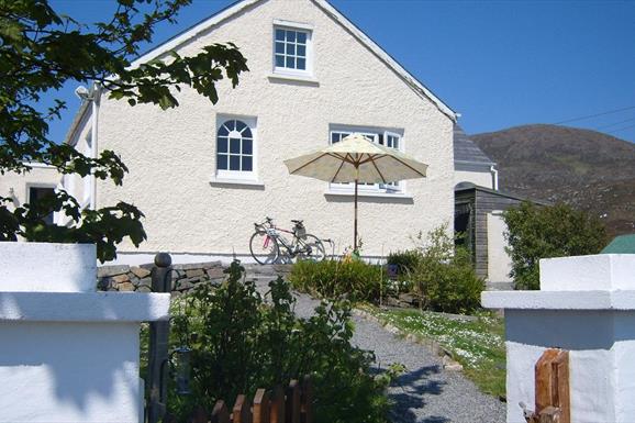 Exterior of Sorrel Cottage, Leverburgh, Isle of Harris