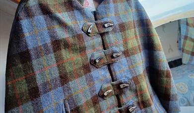Harris Tweed cape by Jackie Keddie Designs