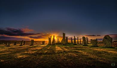 Calanais at sunset. Image: Michael Dutson Landscape