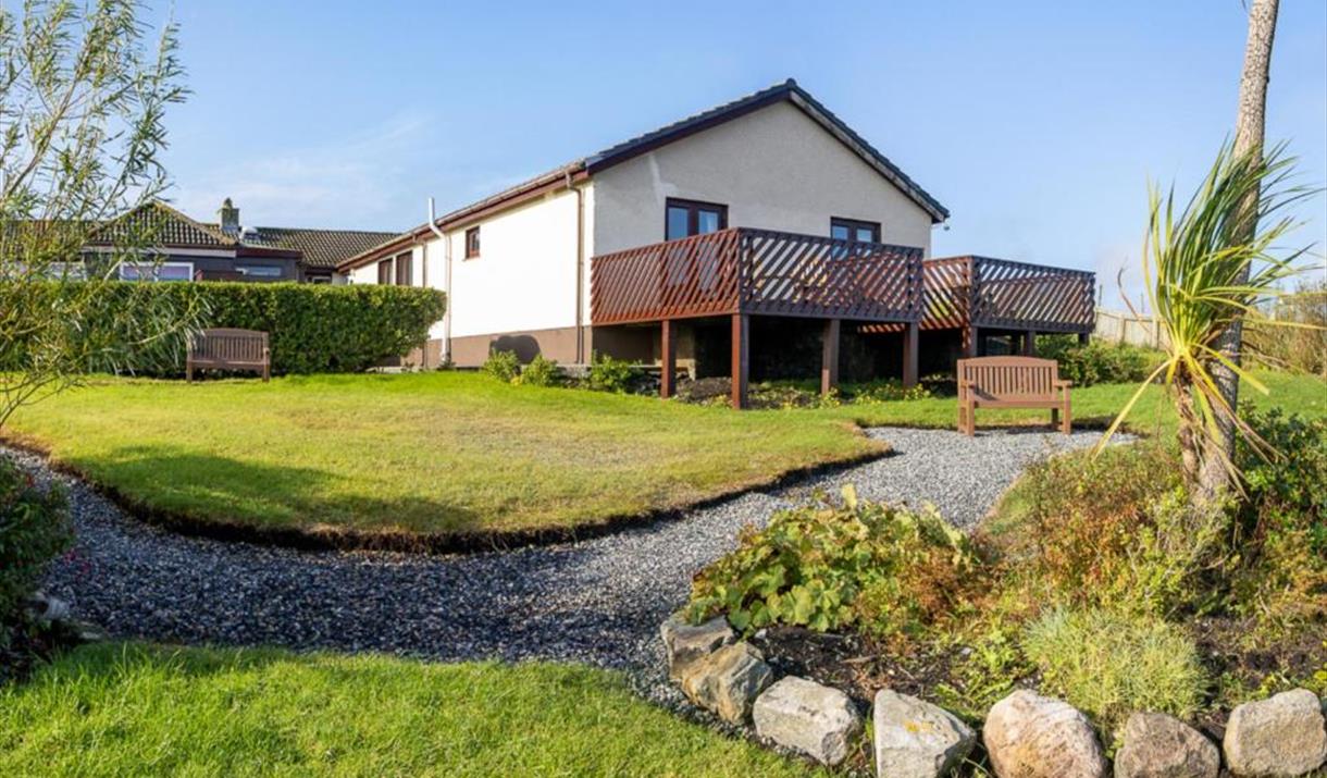 Orasay Inn, South Uist - the inn from the garden Orasay Inn, South Uist - the inn from the garden