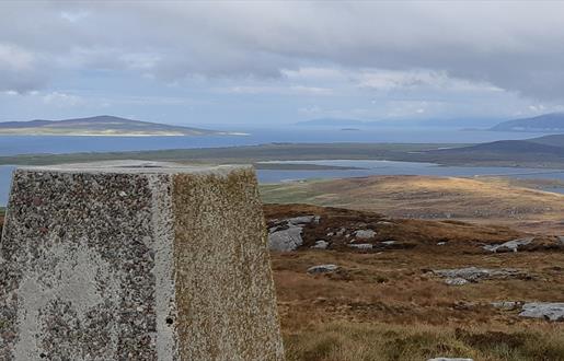 North Uist: Beinn Mhor - looking over to Berneray